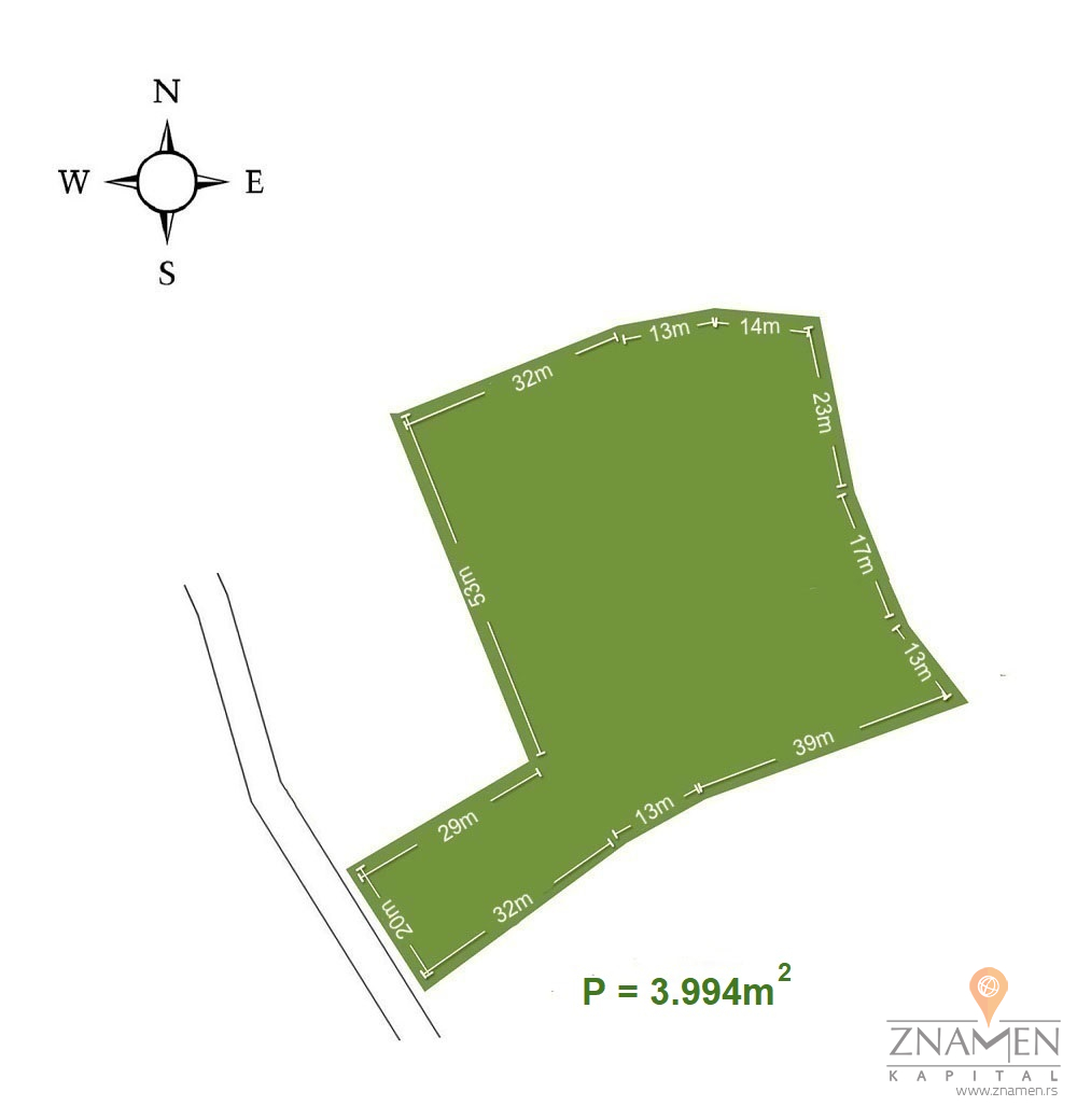Zemljište Delijski Vis za gradnju
